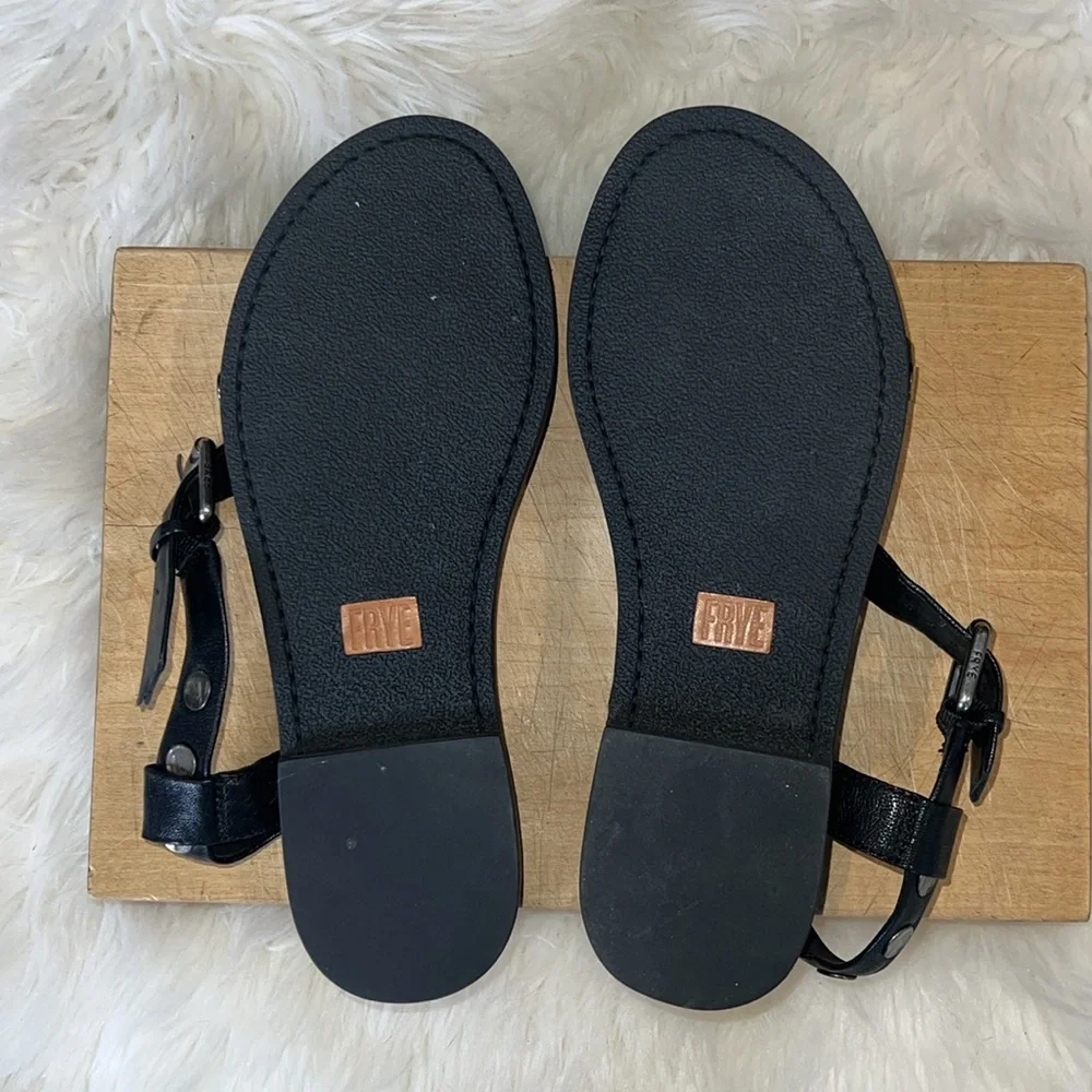 Frye Morgan Hammered Metal Stud Sandals - Picture 6 of 7
